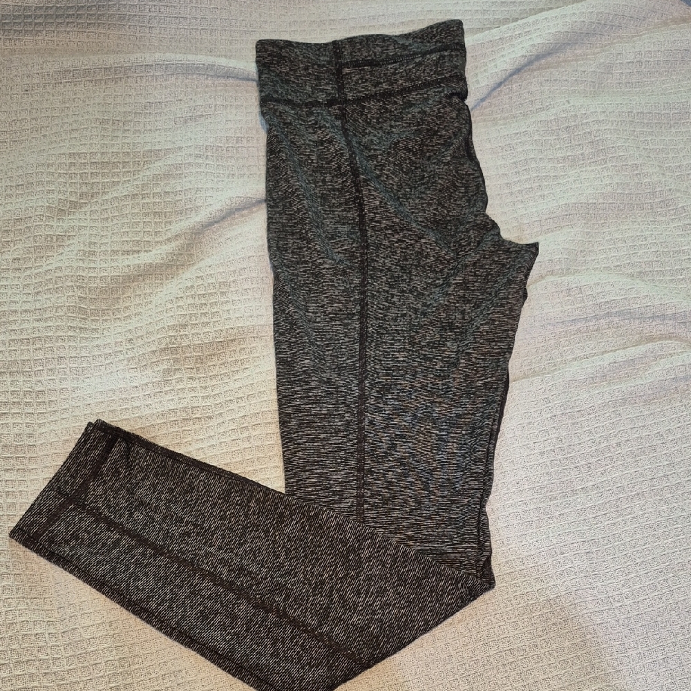 Under Armour Black and Gray Leggings